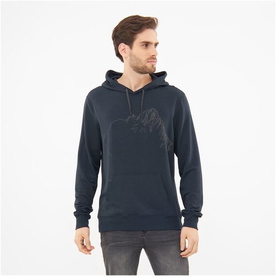 Bluza męska VIKING Panaka Hoodie Bamboo Man z kapturem granatowa Bluza męska VIKING Panaka Hoodie Bamboo Man z kapturem granatowa