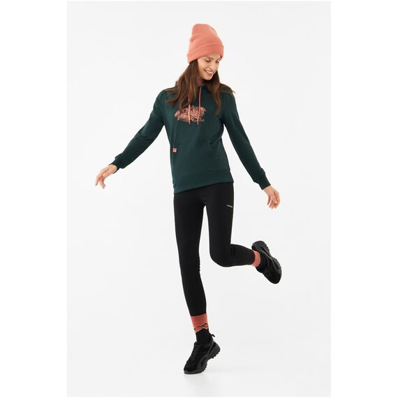 Bluza damska VIKING Panaka Hoodie Bamboo Lady z kapturem zielona