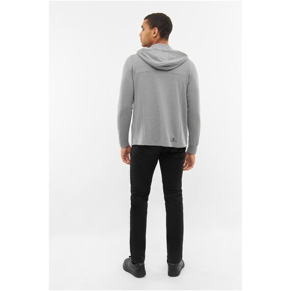 Bluza męska VIKING Lonetree Hoodie Bamboo Man rozpinana z kapturem szara Bluza męska VIKING Lonetree Hoodie Bamboo Man rozpinana z kapturem szara