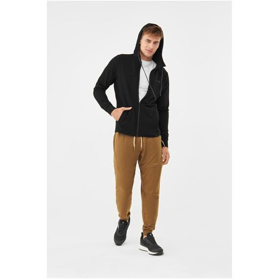 Bluza męska VIKING Lonetree Hoodie Bamboo Man rozpinana z kapturem czarna Bluza męska VIKING Lonetree Hoodie Bamboo Man rozpinana z kapturem czarna