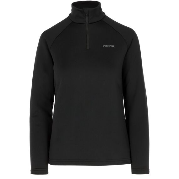 Bluza damska VIKING Jukon Half Zip czarna, Kolor: czarny, Rozmiar: L, 2 zdjęcie