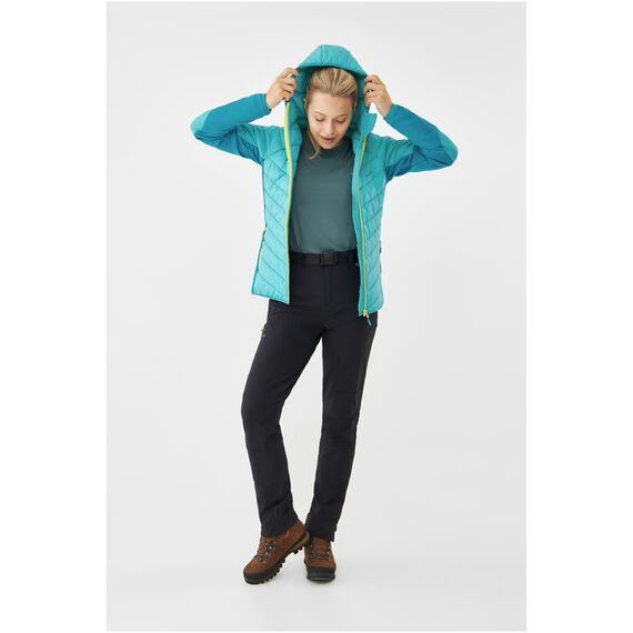 Kurtka damska VIKING Becky Warm Pro Polartec Primaloft turkusowa