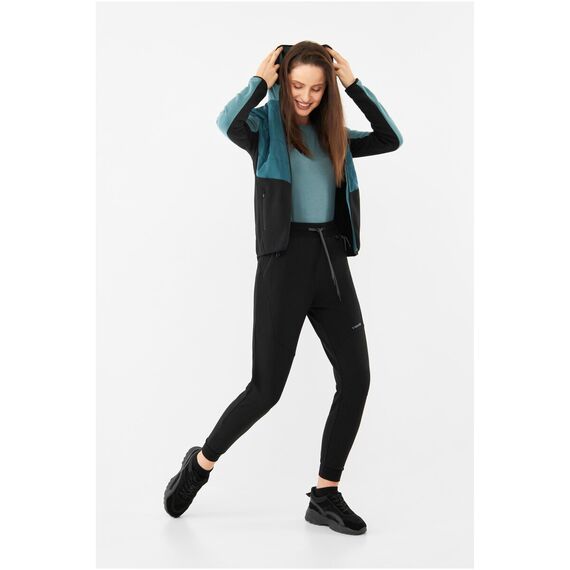 Kurtka damska VIKING Creek Hoodie Bamboo Lady rozpinana z kapturem zielono-czarna, Kolor: turkusowy, Rozmiar: M, 5 zdjęcie