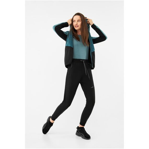 Kurtka damska VIKING Creek Hoodie Bamboo Lady rozpinana z kapturem zielono-czarna, Kolor: turkusowy, Rozmiar: S, 9 zdjęcie