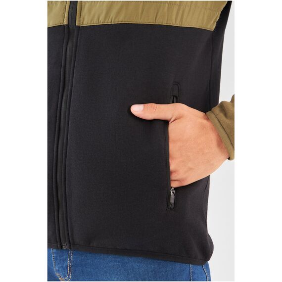 Kurtka męska VIKING Creek Hoodie Bamboo Man rozpinana z kapturem zielona