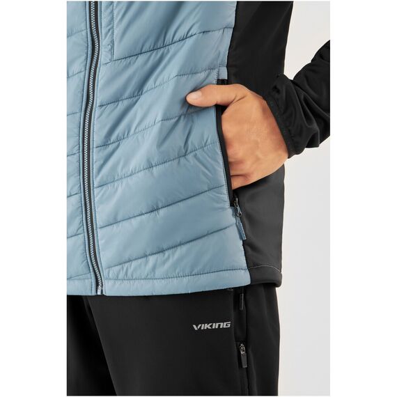 Kurtka męska VIKING Blast Man Jacket Primaloft czarno szara