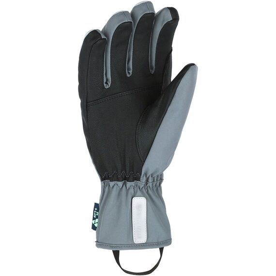Rękawice narciarskie damskie VIKING Norvika Pro Ski Lady szare z białą skórą