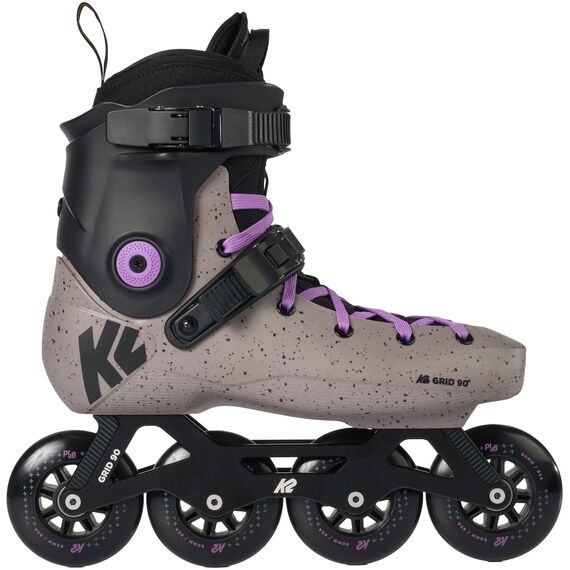 Rolki hardshell K2 Grid 90, Kolor: szary, Rozmiar: 44.5
