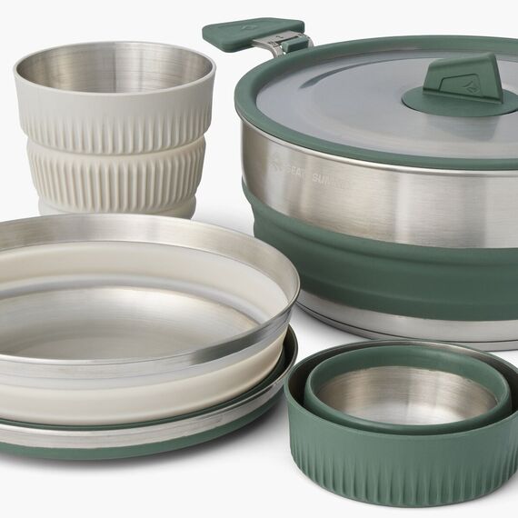 Zestaw kuchenny SEA TO SUMMIT  Detour Stainless Steel One Pot Cook Set dla 2 osób
