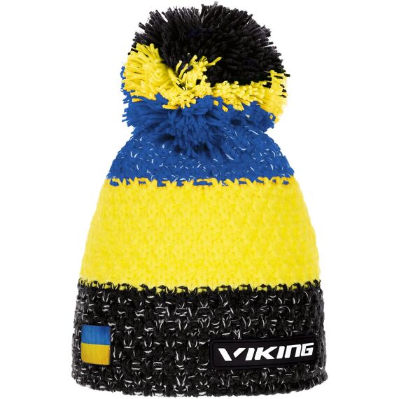 Czapka dla dorosłych VIKING Cornet Active Style żółto niebieska, Kolor: niebieski, Rozmiar: one size