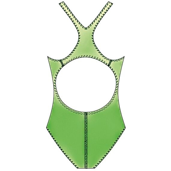 Strój kąpielowy dla dziewczynki Aquafeel Aquafeel Back zielony, 2 zdjęcie