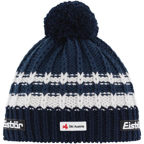 Czapka Eisbar Kova Pompon MÜ SKA niebieska, Kolor: niebieski, Rozmiar: one size
