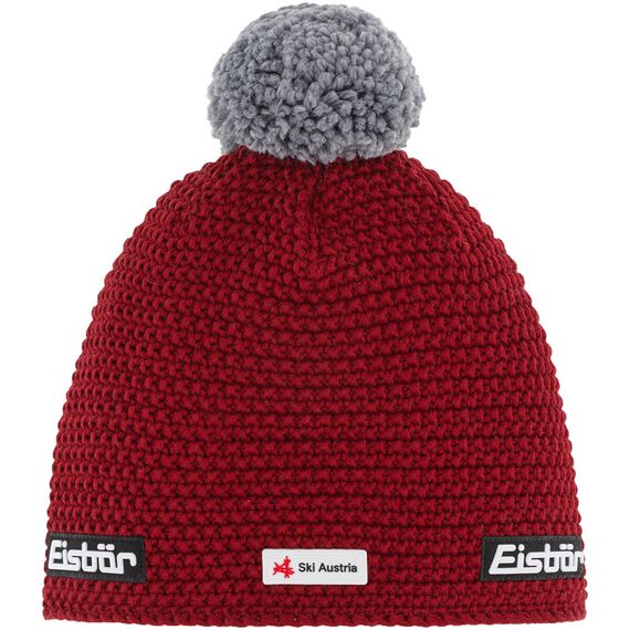 Czapka Eisbar Jamie Pompon MÜ SKA czerwona, Kolor: fioletowy, Rozmiar: one size