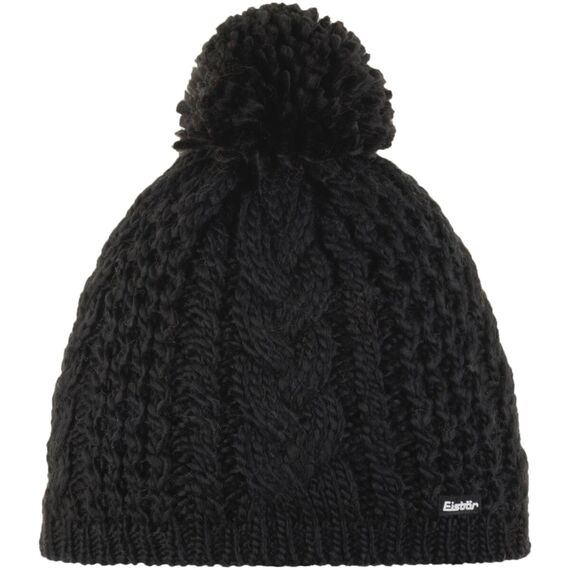 Czapka Eisbar Afra Pompon MÜ czarna, Kolor: czarny, Rozmiar: one size