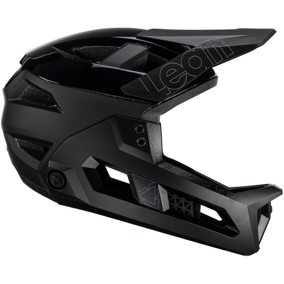 Kask rowerowy (z wypinaną szczęką/3w1) LEATT Helmet MTB Enduro 3.0 V23, Kolor: czarny, Rozmiar: 59-60, 6 zdjęcie