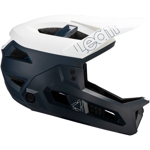Kask rowerowy (z wypinaną szczęką/3w1) LEATT Helmet MTB Enduro 3.0 V25 czarno-biały, Rozmiar: S
