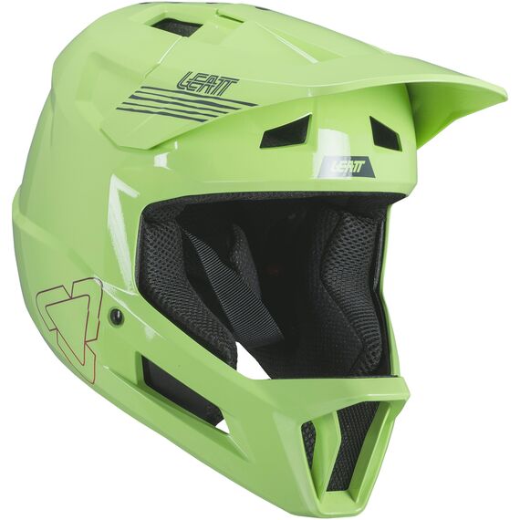Kask rowerowy (full face) LEATT Helmet MTB Gravity 1.0 V25 zielony, Kolor: zielony, Rozmiar: XL, 7 zdjęcie