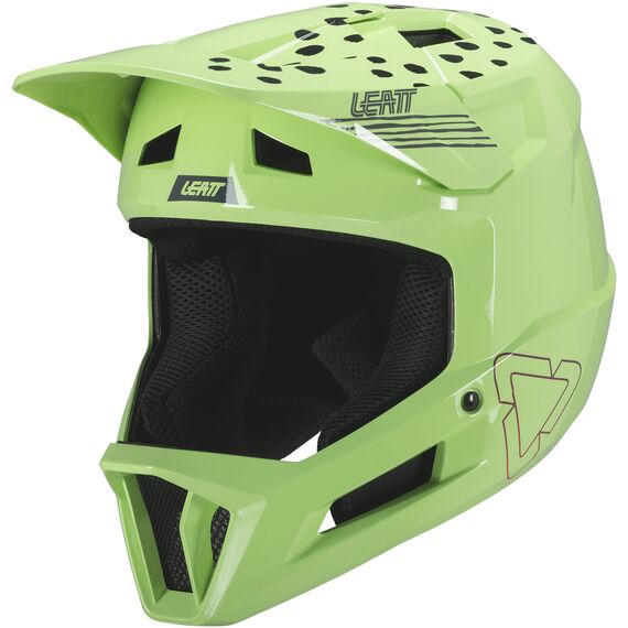 Kask rowerowy (full face) LEATT Helmet MTB Gravity 1.0 V25 zielony, Kolor: zielony, Rozmiar: XL, 6 zdjęcie
