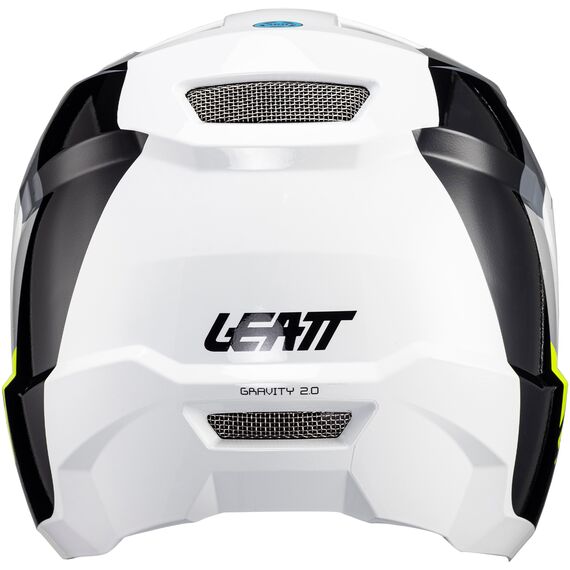 Kask rowerowy (full face) LEATT Helmet MTB Gravity 2.0 V24 biało-zielony, Kolor: zielony, Rozmiar: S, 4 zdjęcie