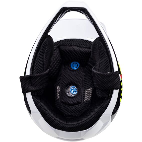 Kask rowerowy (full face) LEATT Helmet MTB Gravity 2.0 V24 biało-zielony, Kolor: zielony, Rozmiar: S, 7 zdjęcie