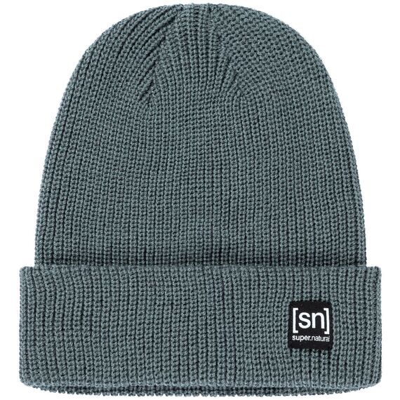 Czapka SUPER.NATURAL Merino Basic Beanie zielona