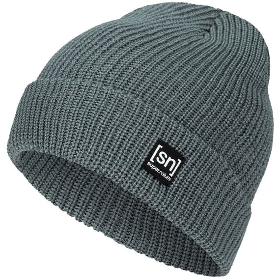 Czapka SUPER.NATURAL Merino Basic Beanie zielona, 2 zdjęcie