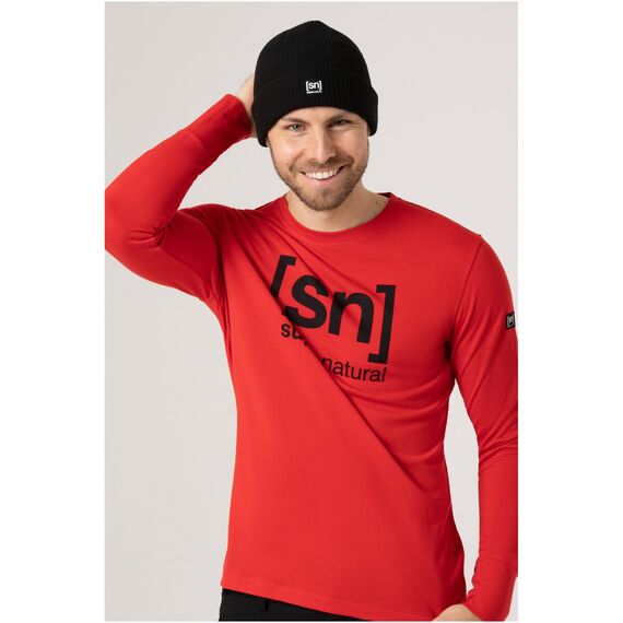 Czapka SUPER.NATURAL Merino Basic Beanie czarna, ONE SIZE, 2 zdjęcie