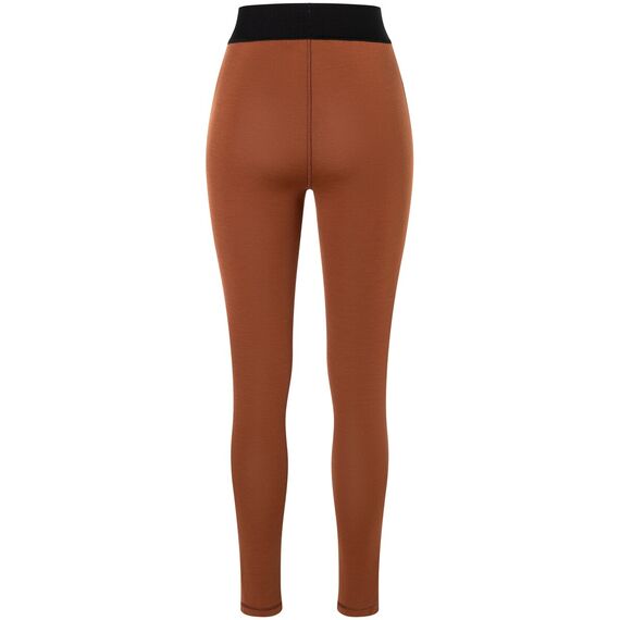 Legginsy termoaktywne damskie SUPER.NATURAL W Tundra 175 Tight brązowe, Kolor: brązowy, Rozmiar: M, 4 zdjęcie