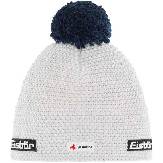 Czapka Eisbar Jamie Pompon MÜ SKA biała, Kolor: biały, Rozmiar: one size