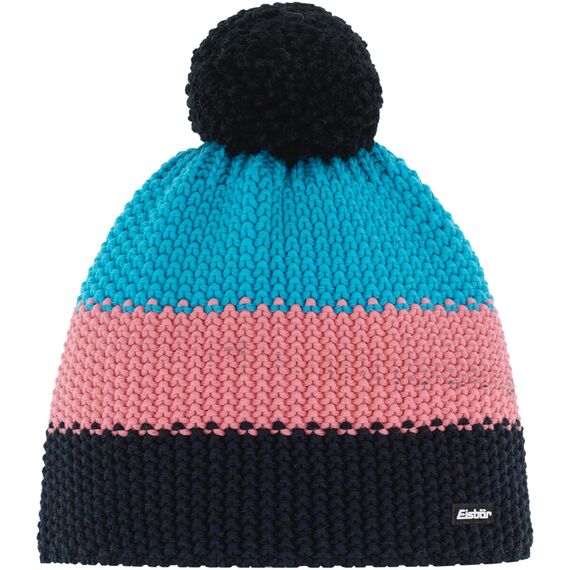 Czapka Eisbar Star Pompon MÜ niebieska, Kolor: czerwony, Rozmiar: one size