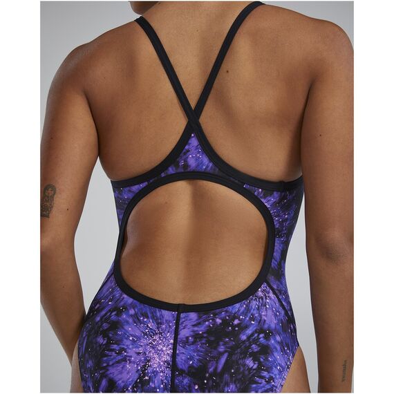 Strój pływacki damski TYR W DMDFIT RADIANT fioletowy, 7 zdjęcie