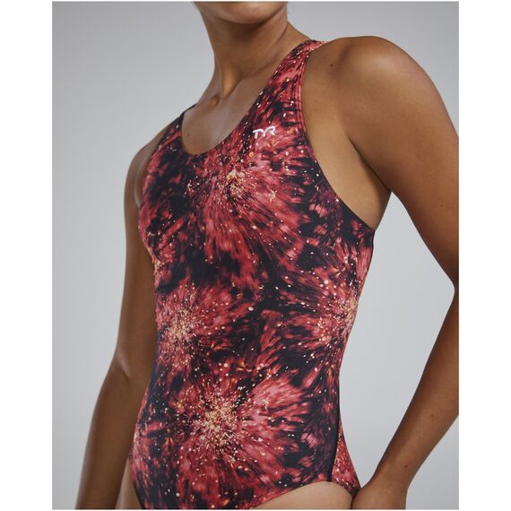 Strój pływacki damski TYR W MAXFIT RADIANT czerwony