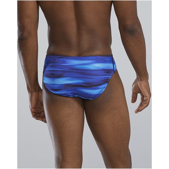 Kąpielówki męskie TYR TECHNOWV BRIEF niebieskie, 4 zdjęcie