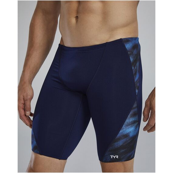 Spodenki pływackie męskie TYR BLDE SPL JAM SOREN czarno-niebieskie, 2 zdjęcie