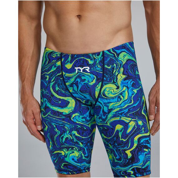 Spodenki pływackie męskie TYR M THRESHER JAM HYP niebieskie, 3 zdjęcie