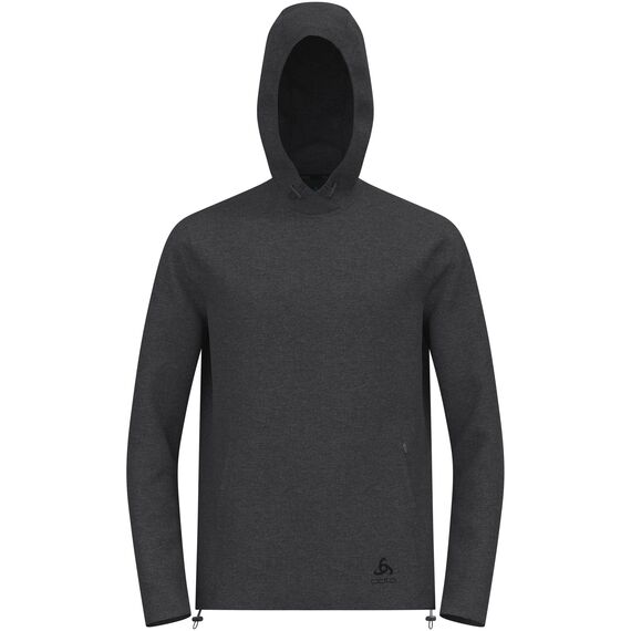 Bluza z kapturem do biegania męska Odlo ESSENTIAL szary, Kolor: szary, Rozmiar: S