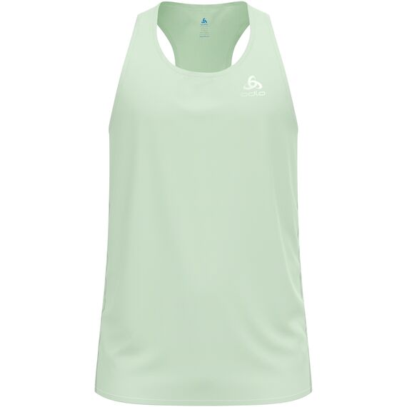 Koszulka bez rękawów męska Odlo ZEROWEIGHT CHILL-TEC Tank crew neck zielona, Kolor: zielony, Rozmiar: L