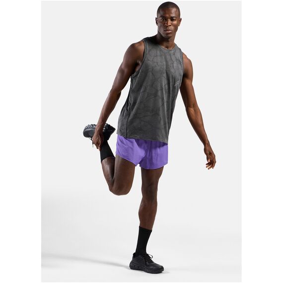 Spodenki męskie Odlo ZEROWEIGHT 3 INCH Split short fioletowe, Kolor: fioletowy, Rozmiar: XL