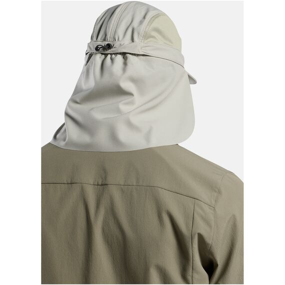 Czapka z kołnierzykiem Odlo PERFORMANCE LIGHT SHADE CAP Cap beżowa, 7 zdjęcie