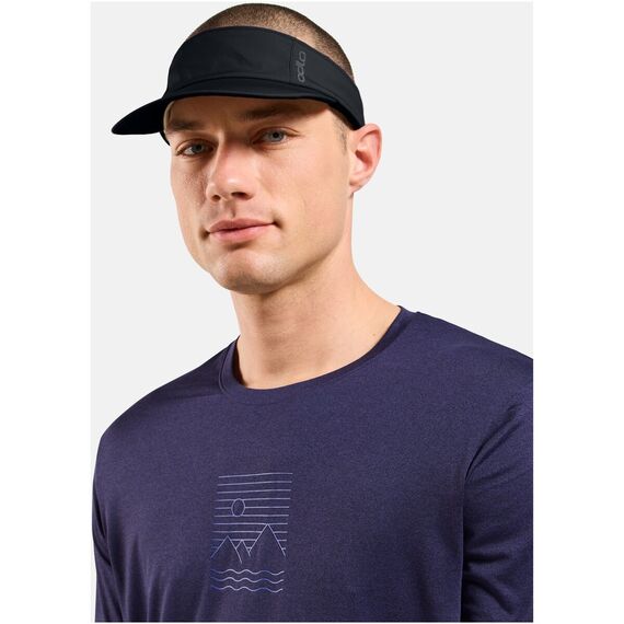 Daszek przeciwsłoneczny Odlo PERFORMANCE X-LIGHT Visor cap czarny, Kolor: czarny, Rozmiar: S/M, 2 zdjęcie