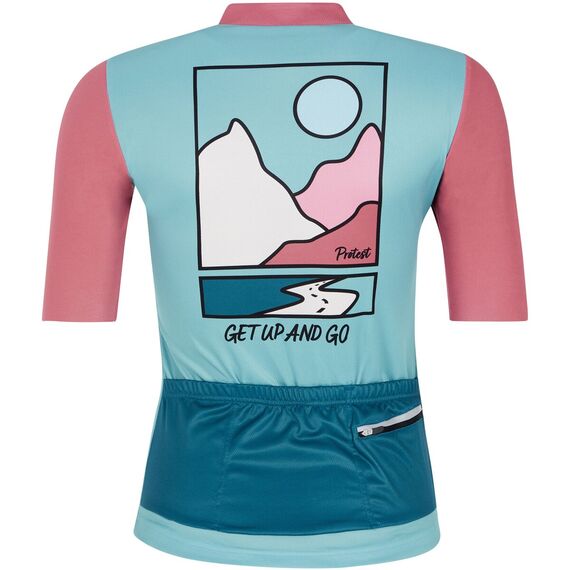 Koszulka na rower z krótkim rękawem damska PROTEST Prtadieu niebieska, 2 zdjęcie