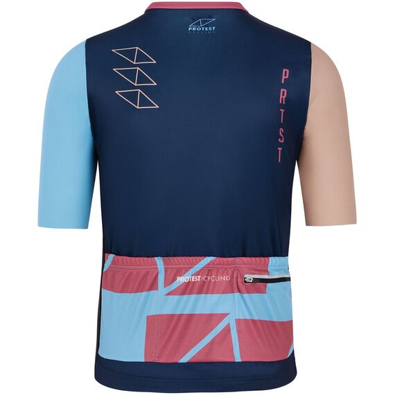 Koszulka na rower z suwakiem męska PROTEST Prtsefs granatowa, 2 zdjęcie
