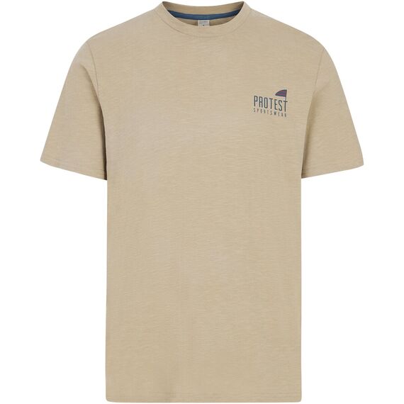 T-Shirt męski PROTEST PRTOxford beżowy, Kolor: beżowy, Rozmiar: L