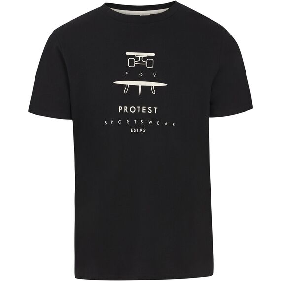 T-Shirt męski PROTEST PRTAndros czarny, Kolor: czarny, Rozmiar: XL