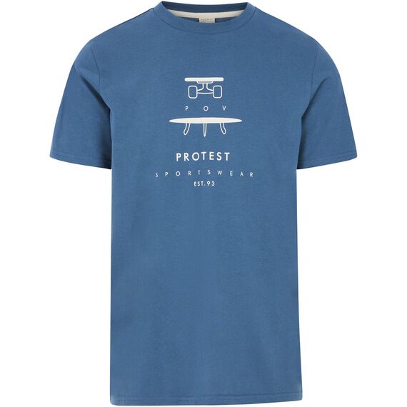 T-Shirt męski PROTEST PRTAndros niebieski, Kolor: niebieski, Rozmiar: L, 2 zdjęcie