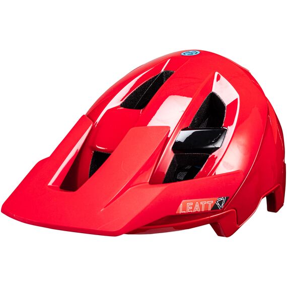 Kask rowerowy LEATT Helmet MTB AllMtn 3.0 V24 czerwony, Kolor: czerwony, Rozmiar: M, 4 zdjęcie