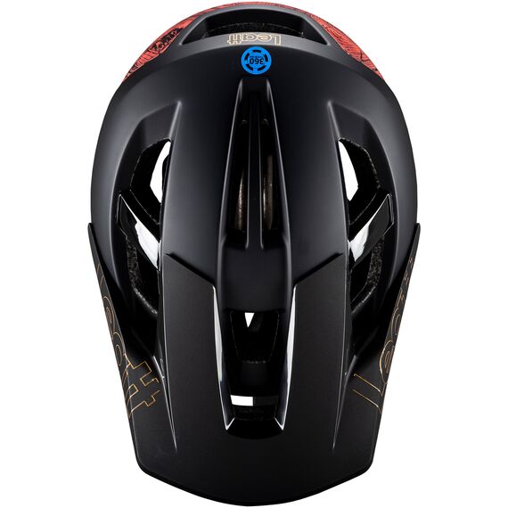 Kask rowerowy (z wypinaną szczęką/3w1) LEATT Helmet MTB Enduro 3.0 V25 czarno-czerwony, Kolor: czarny, Rozmiar: S, 10 zdjęcie