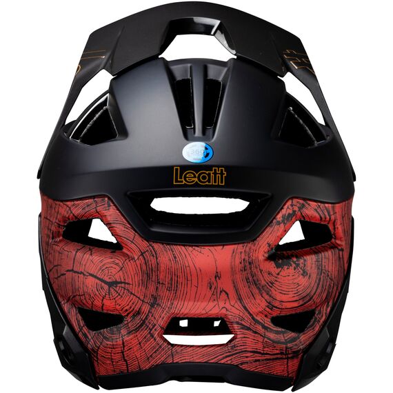 Kask rowerowy (z wypinaną szczęką/3w1) LEATT Helmet MTB Enduro 3.0 V25 czarno-czerwony, Kolor: czarny, Rozmiar: S, 9 zdjęcie