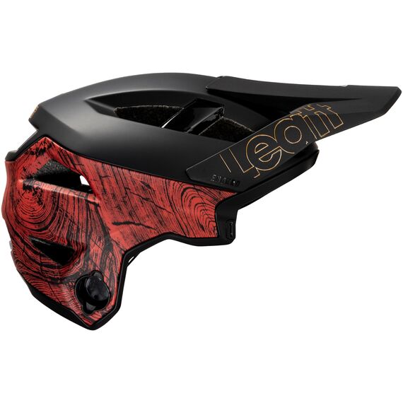 Kask rowerowy (z wypinaną szczęką/3w1) LEATT Helmet MTB Enduro 3.0 V25 czarno-czerwony, Kolor: czarny, Rozmiar: S, 8 zdjęcie