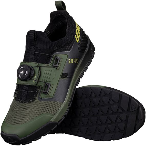 Buty rowerowe (platformy) LEATT Shoe ProFlat 2.0, Kolor: zielony, Rozmiar: 43, 4 zdjęcie